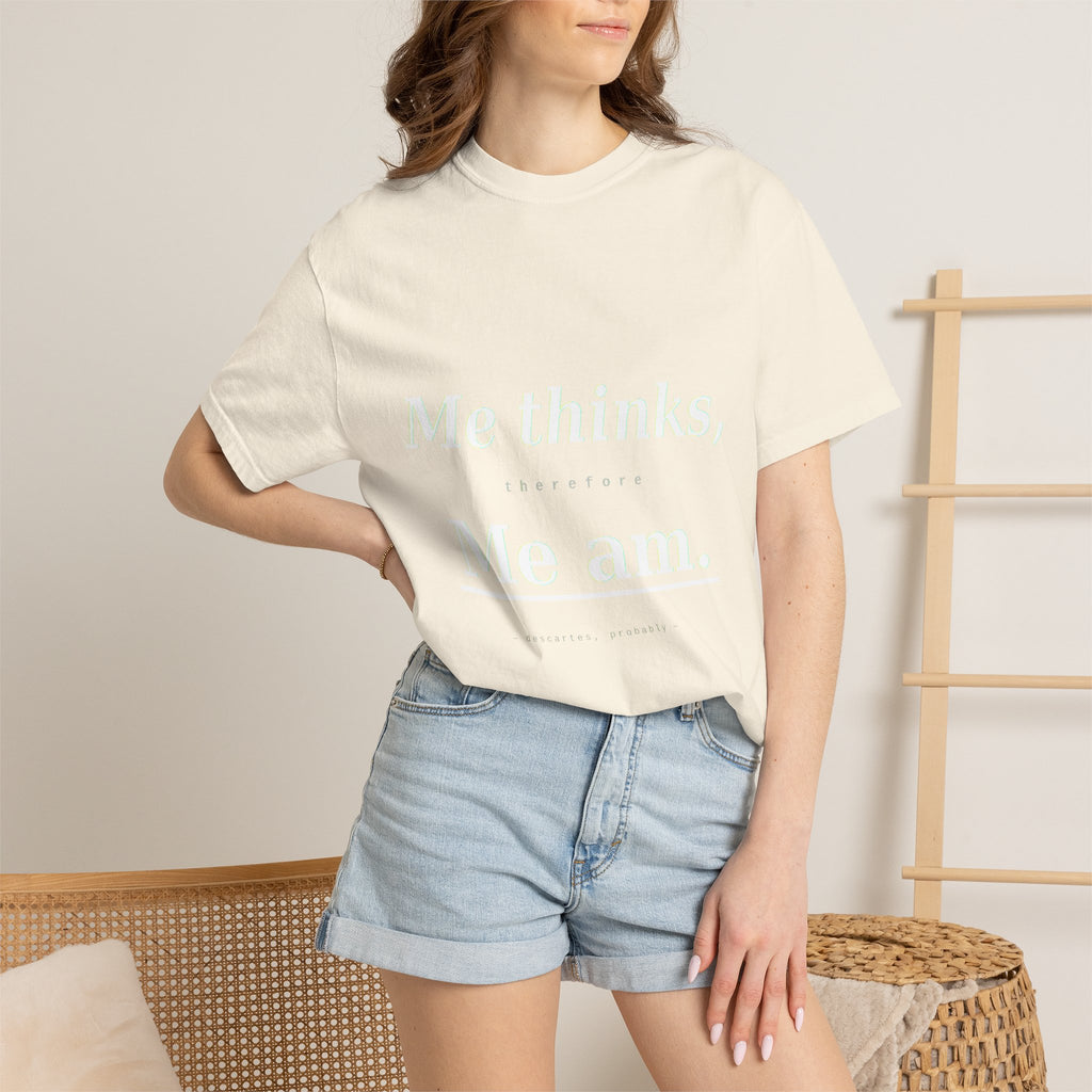 Funny Conversation Starter T-Shirt light font — Modern Twist on Classic Quote