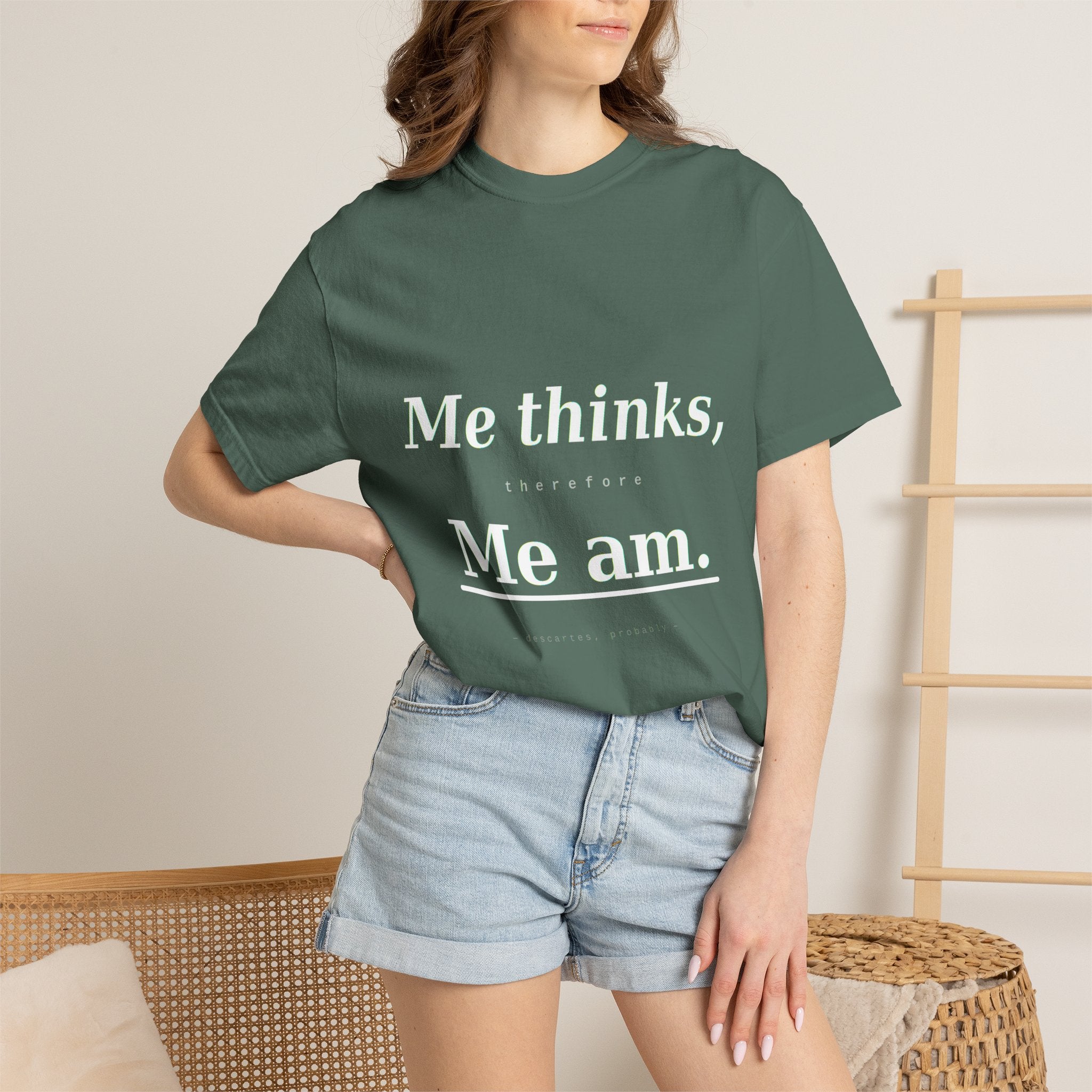 Funny Conversation Starter T-Shirt light font — Modern Twist on Classic Quote