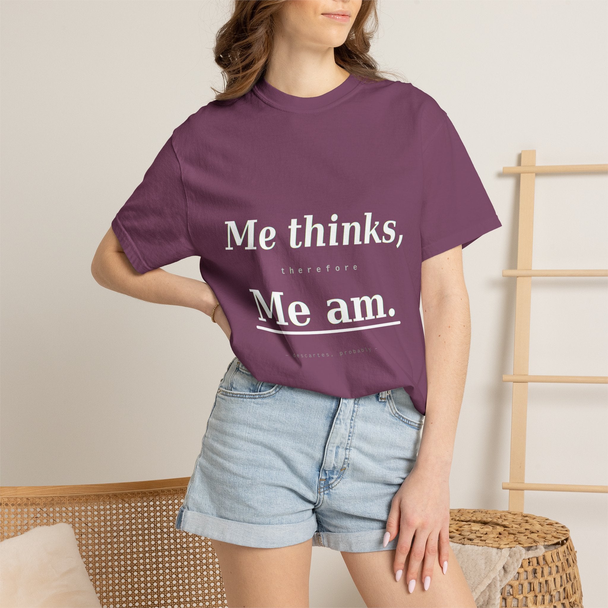 Funny Conversation Starter T-Shirt light font — Modern Twist on Classic Quote