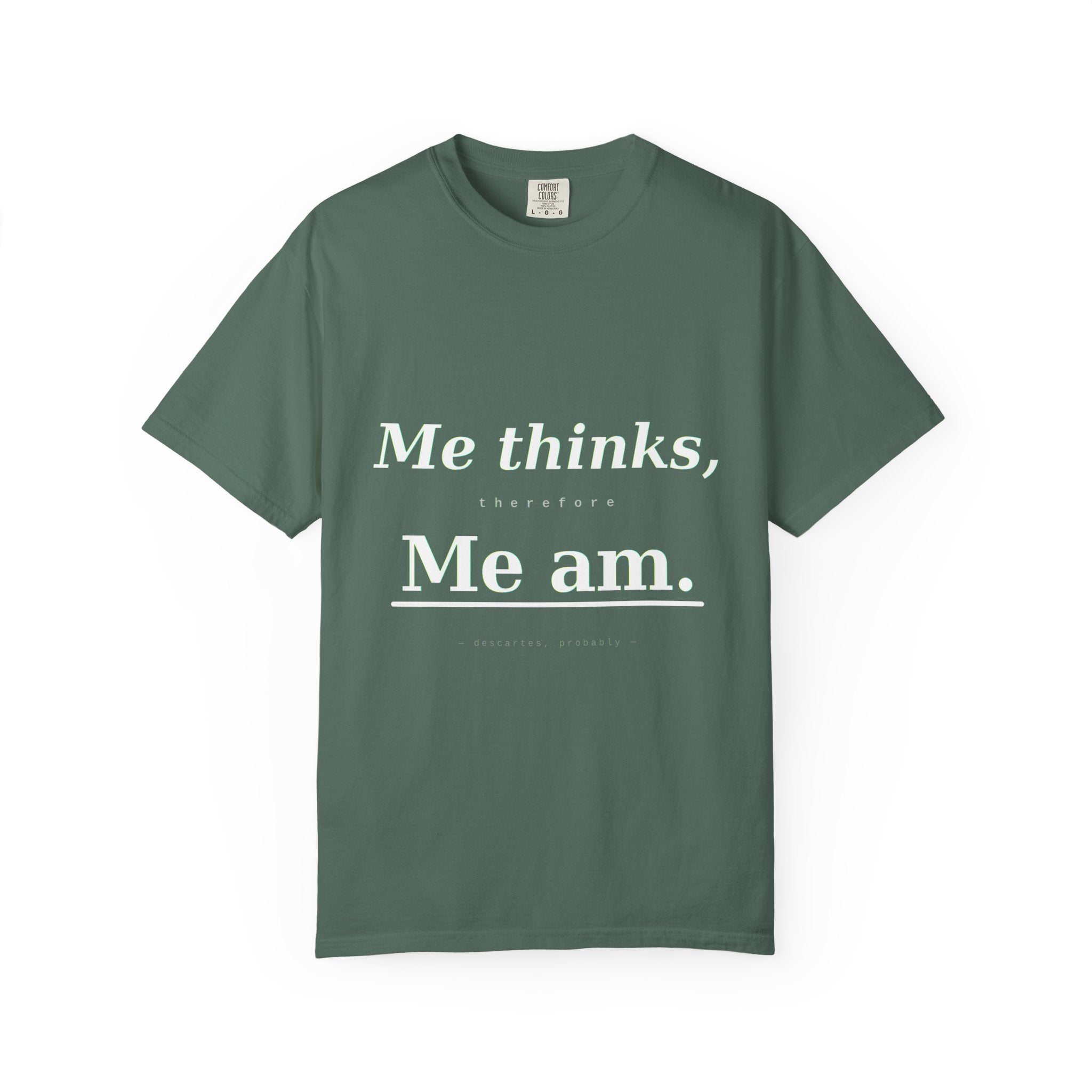 Funny Conversation Starter T-Shirt light font — Modern Twist on Classic Quote