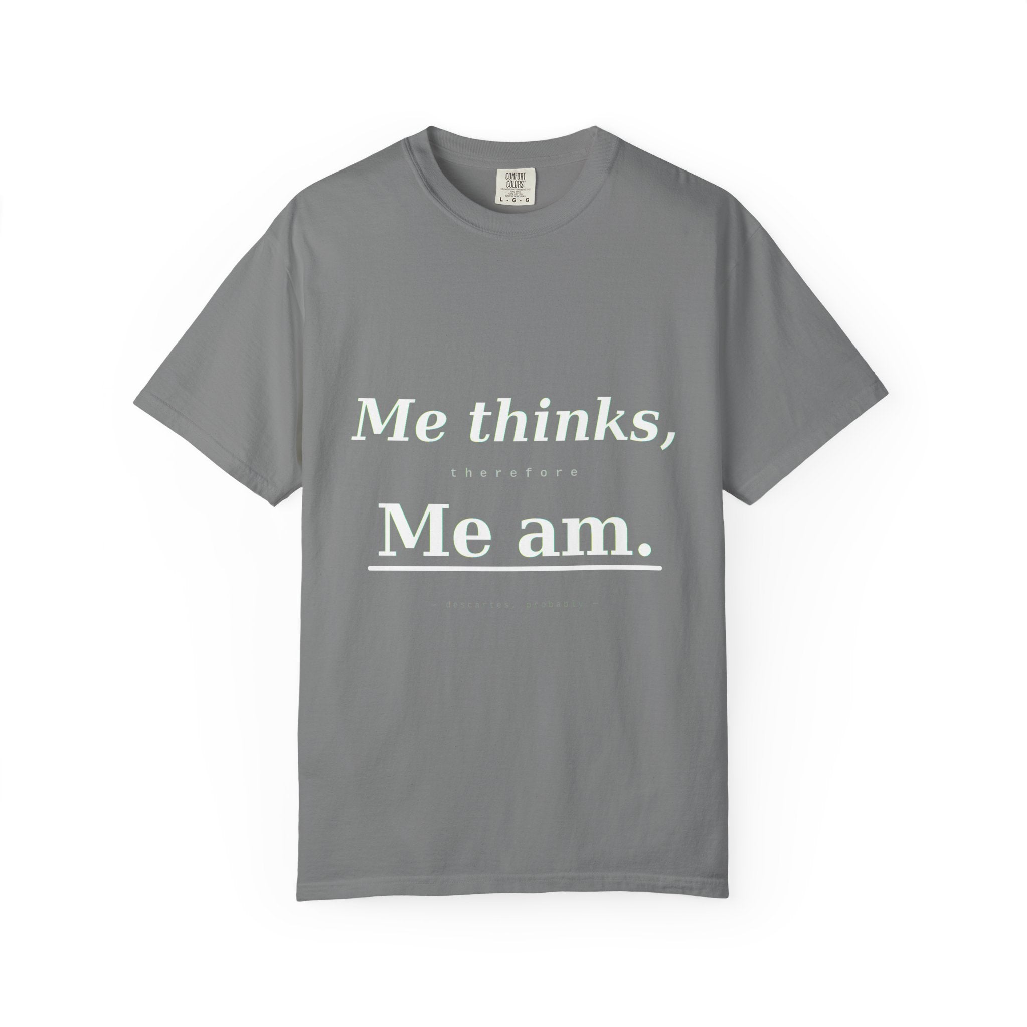 Funny Conversation Starter T-Shirt light font — Modern Twist on Classic Quote