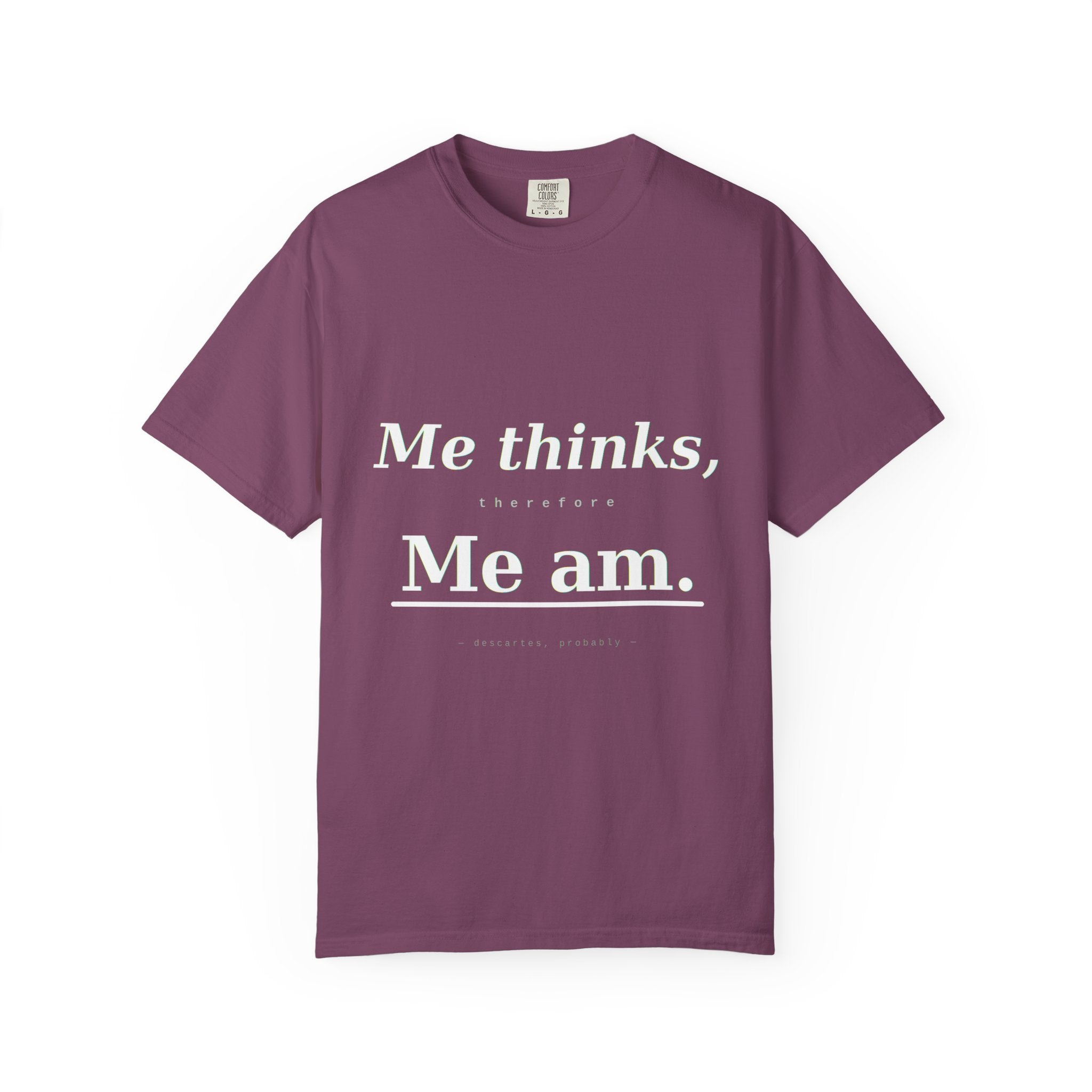 Funny Conversation Starter T-Shirt light font — Modern Twist on Classic Quote