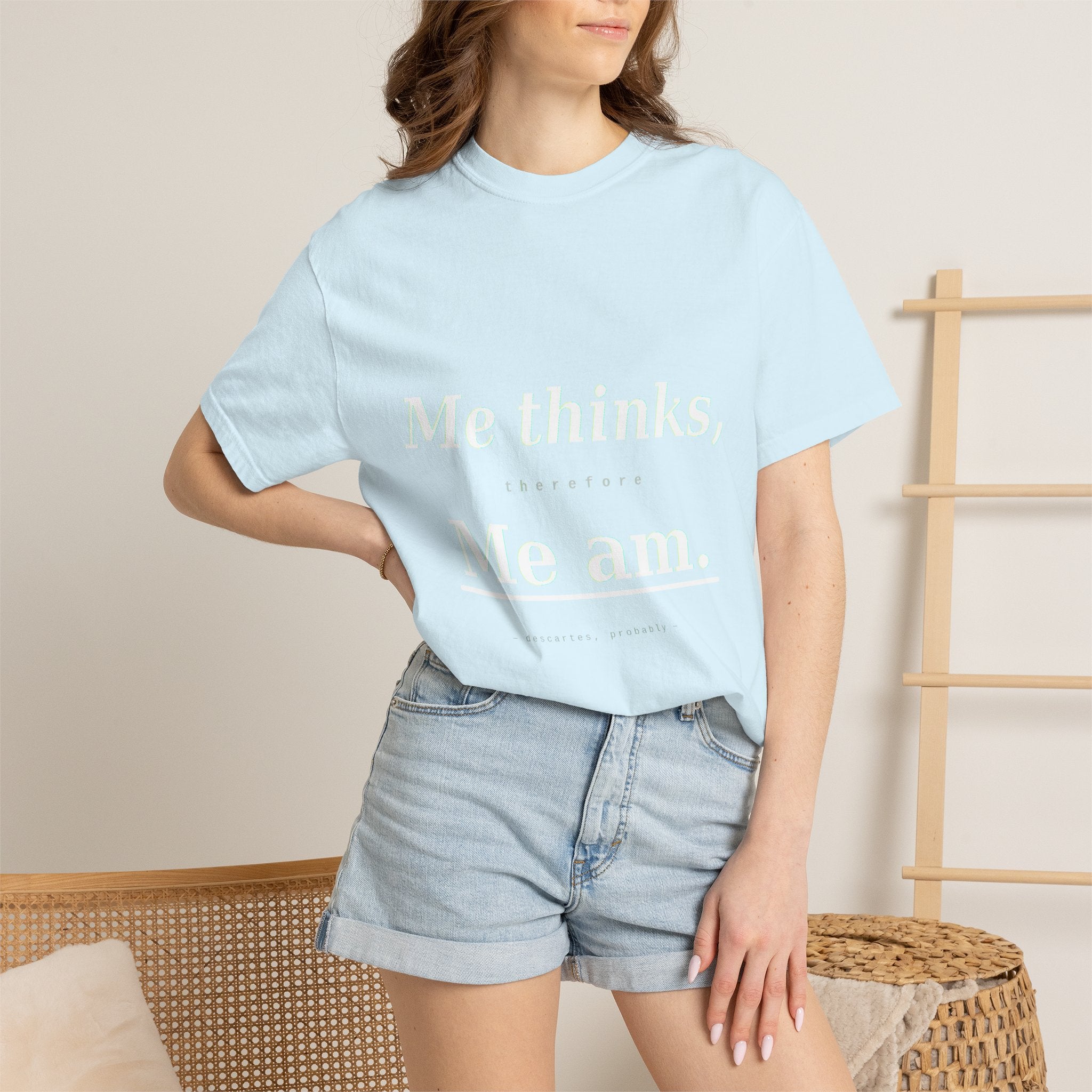 Funny Conversation Starter T-Shirt light font — Modern Twist on Classic Quote