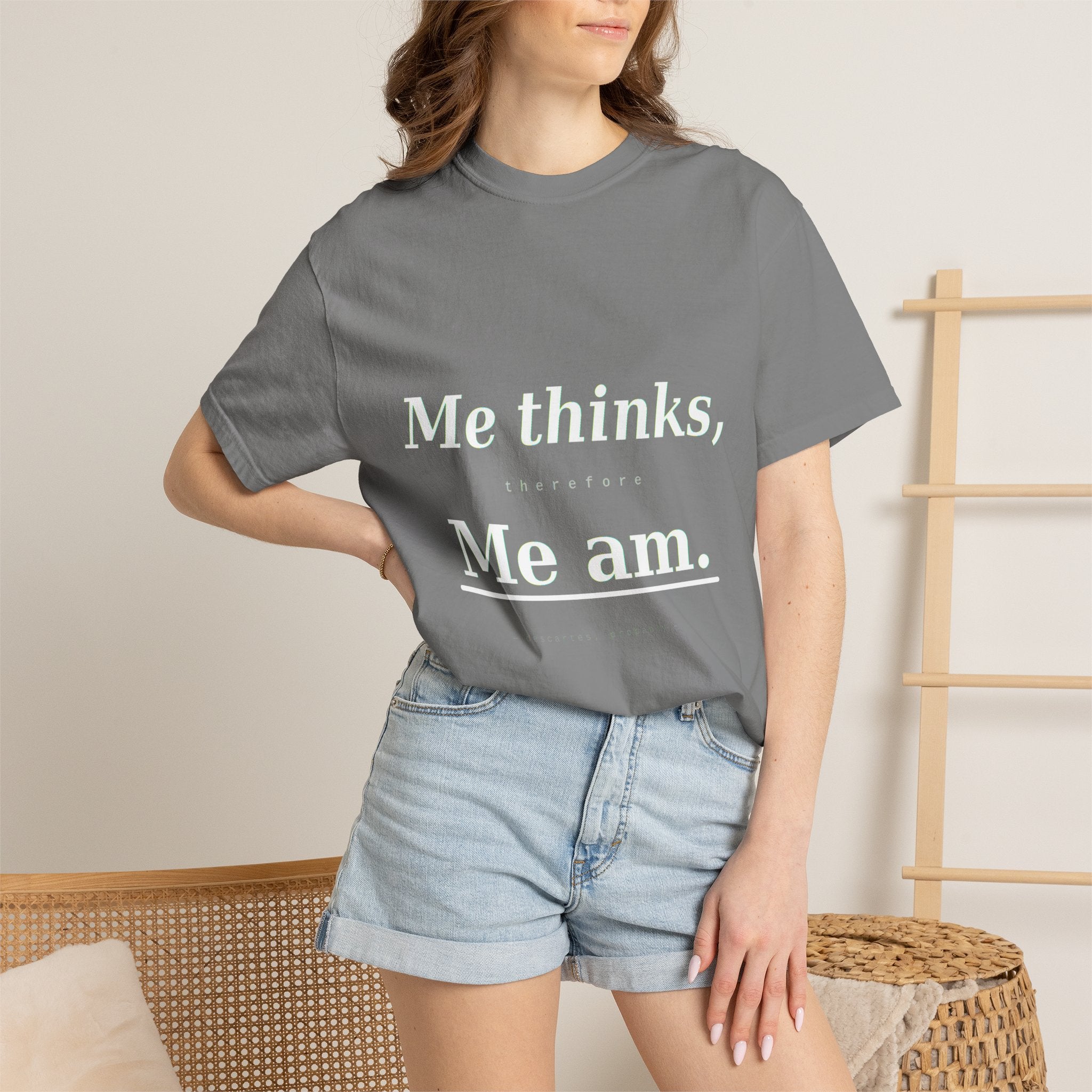 Funny Conversation Starter T-Shirt light font — Modern Twist on Classic Quote