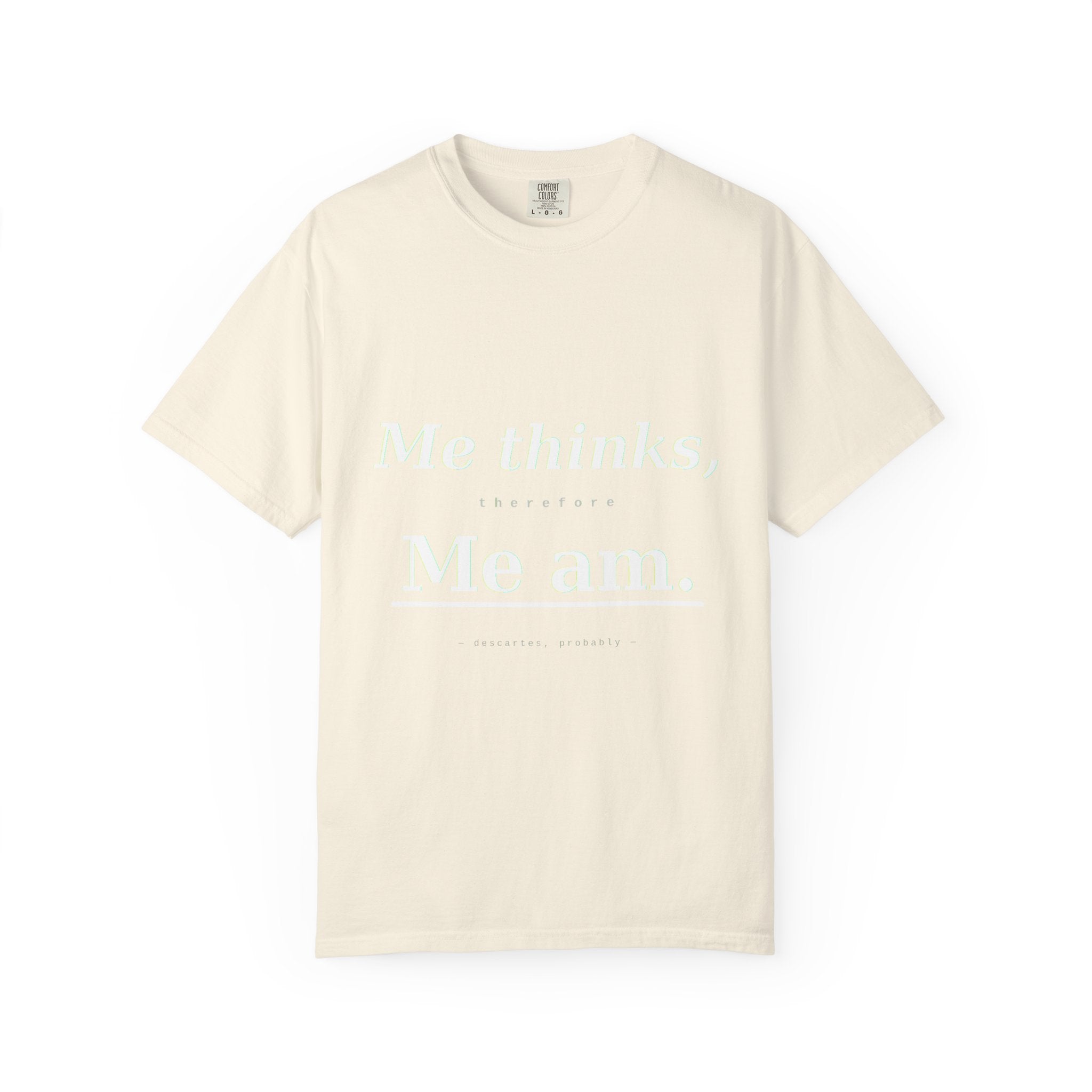 Funny Conversation Starter T-Shirt light font — Modern Twist on Classic Quote