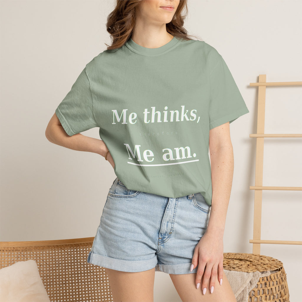 Funny Conversation Starter T-Shirt light font — Modern Twist on Classic Quote