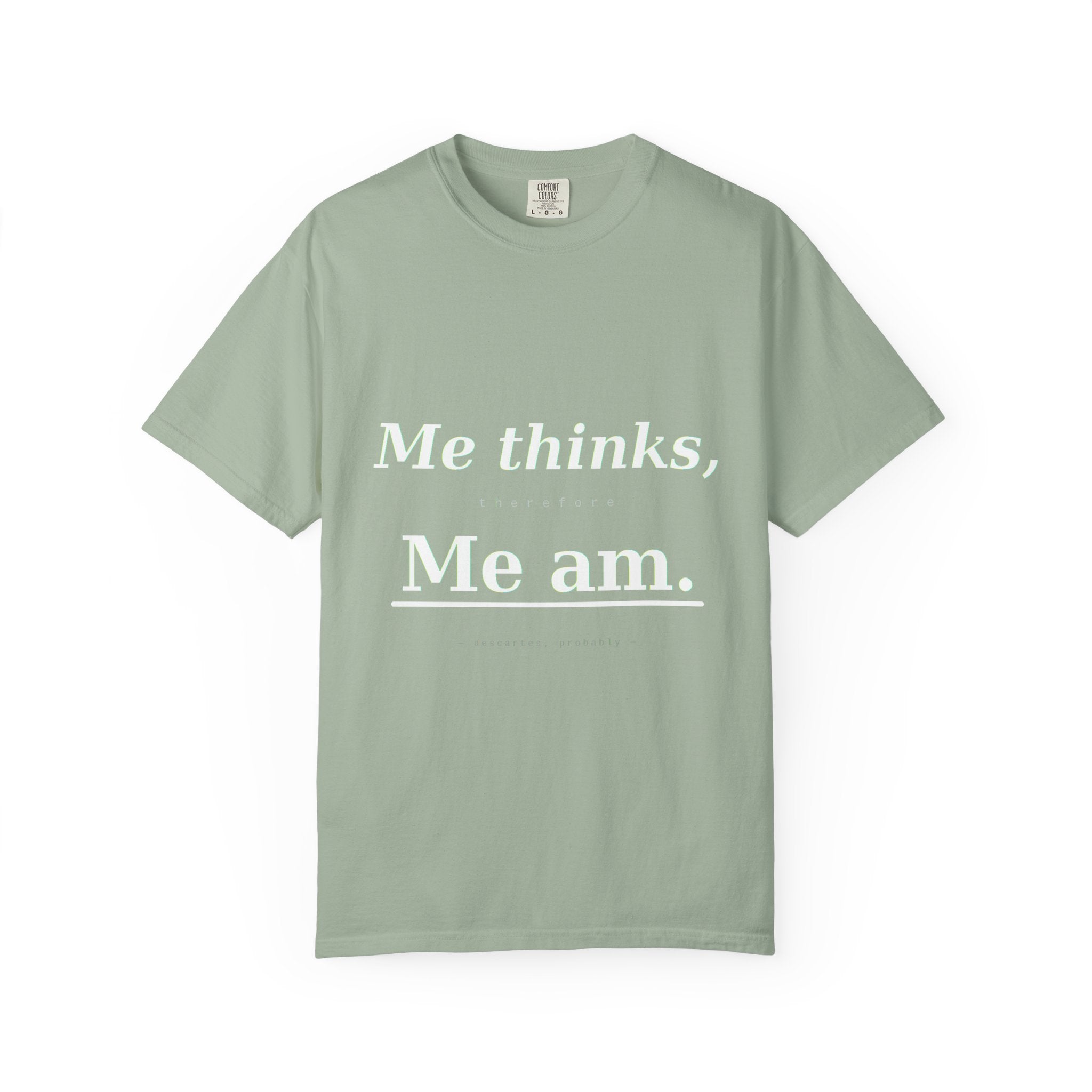 Funny Conversation Starter T-Shirt light font — Modern Twist on Classic Quote