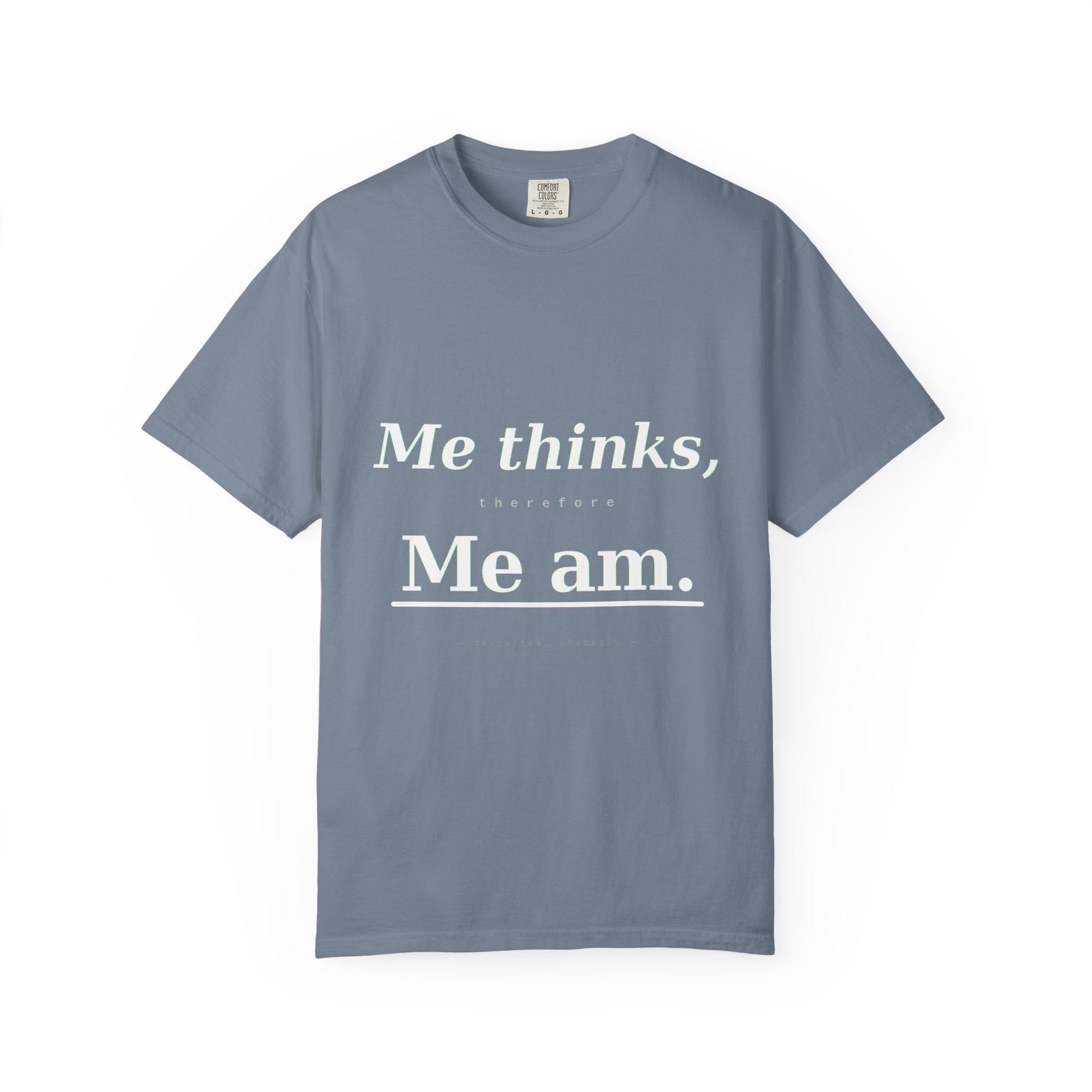 Funny Conversation Starter T-Shirt light font — Modern Twist on Classic Quote