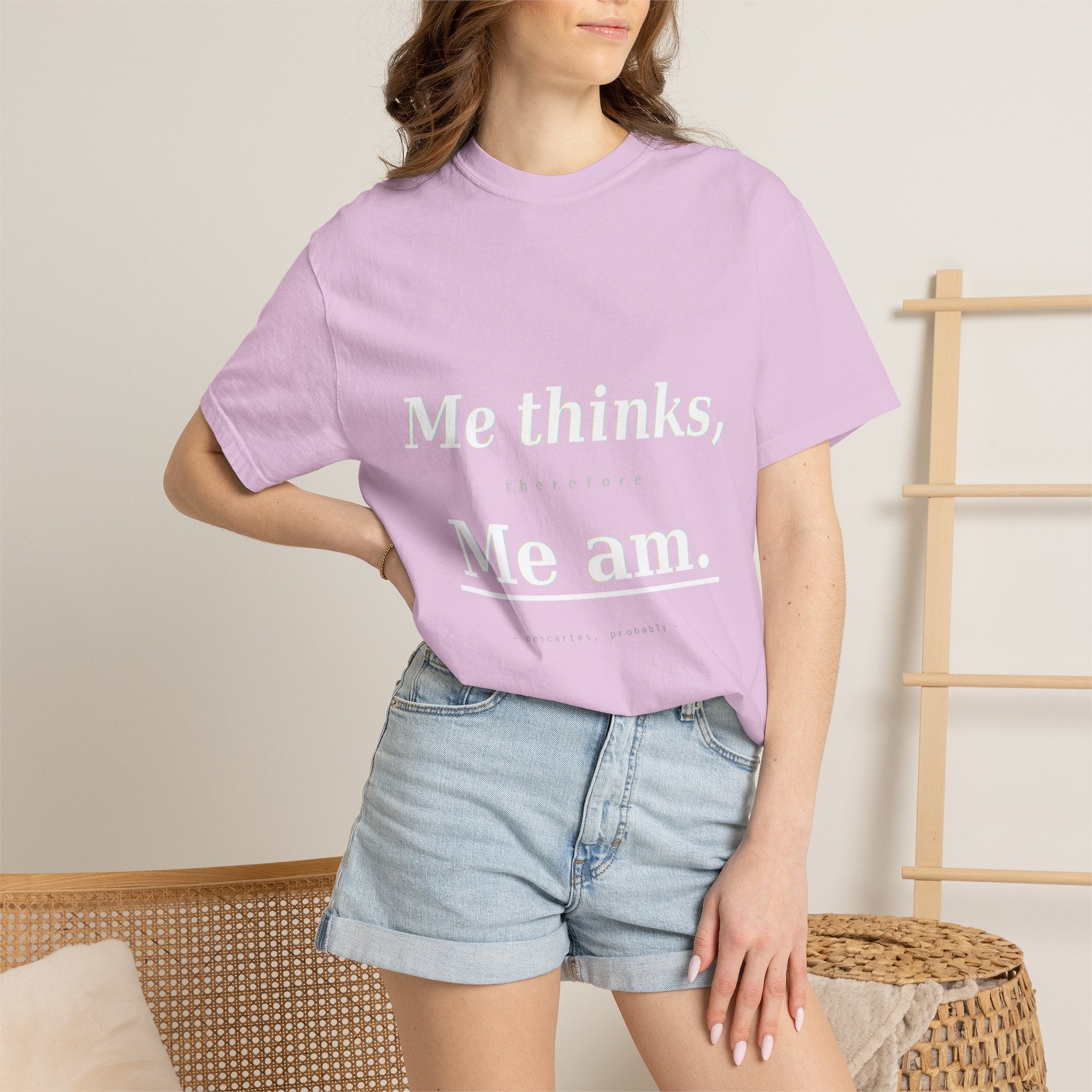 Funny Conversation Starter T-Shirt light font — Modern Twist on Classic Quote