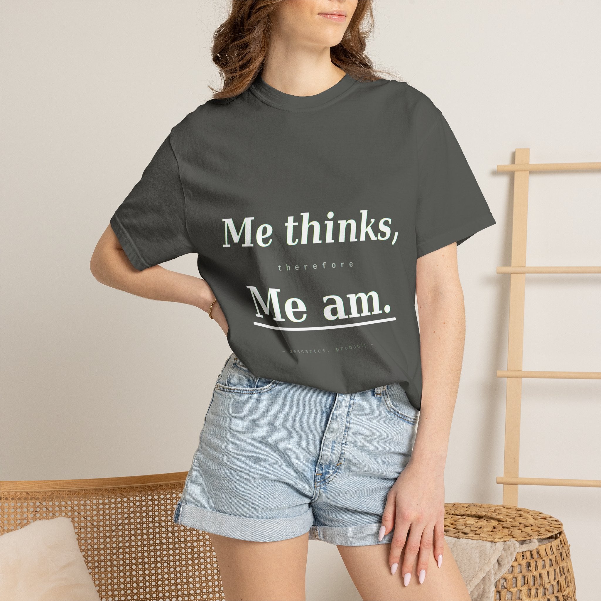 Funny Conversation Starter T-Shirt light font — Modern Twist on Classic Quote