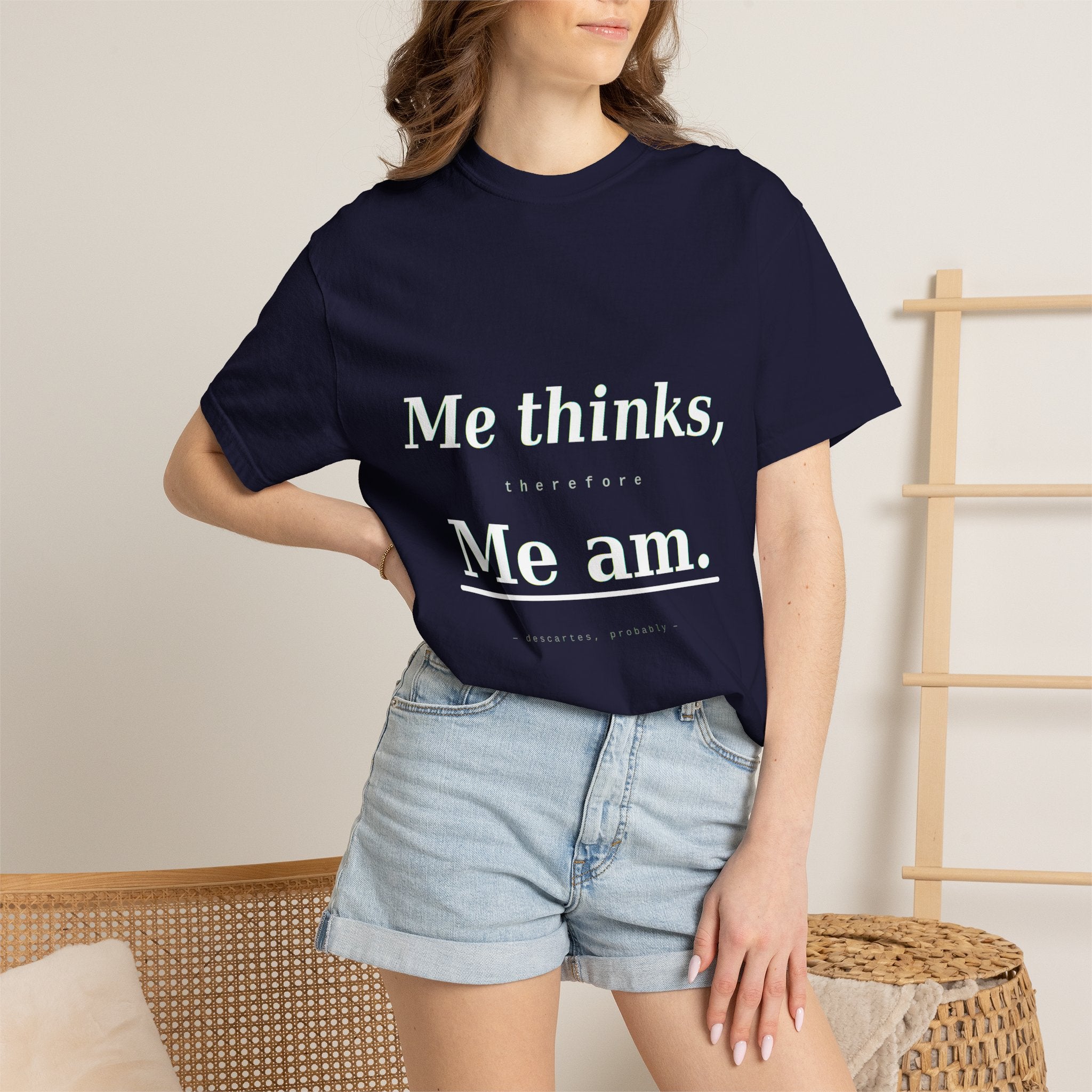 Funny Conversation Starter T-Shirt light font — Modern Twist on Classic Quote