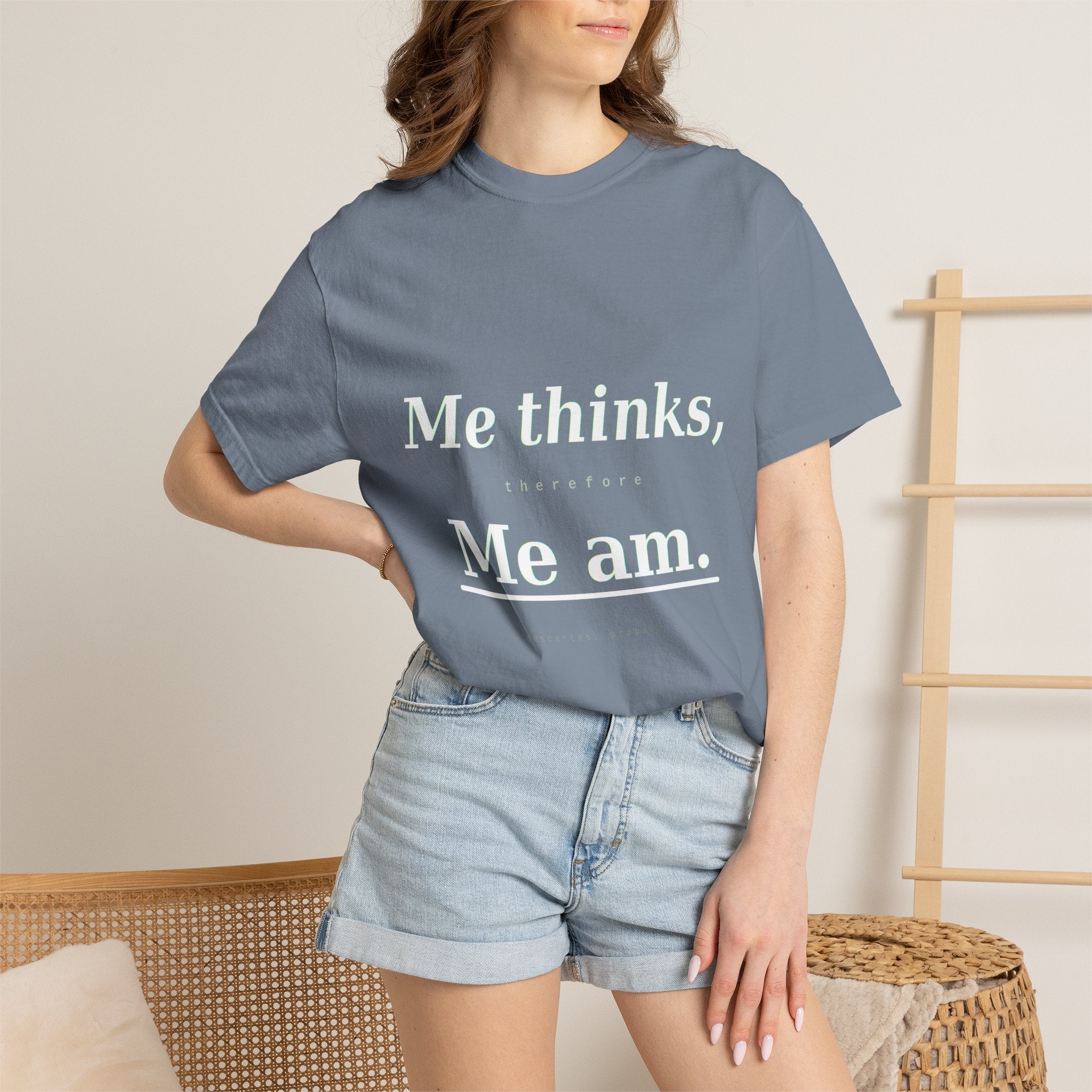 Funny Conversation Starter T-Shirt light font — Modern Twist on Classic Quote