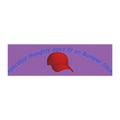 Car Magnet — Red Hat Graphic with Curved Text “Complicated thoughts don’t fit on Bumper Stickers”