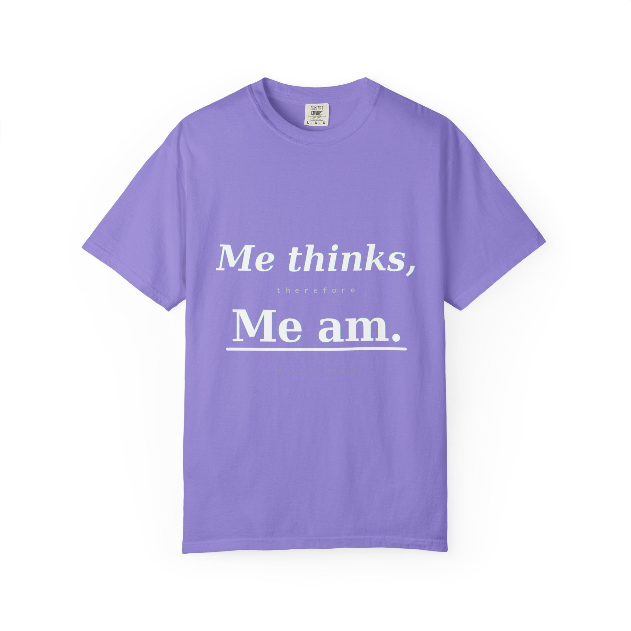 Funny Conversation Starter T-Shirt light font — Modern Twist on Classic Quote