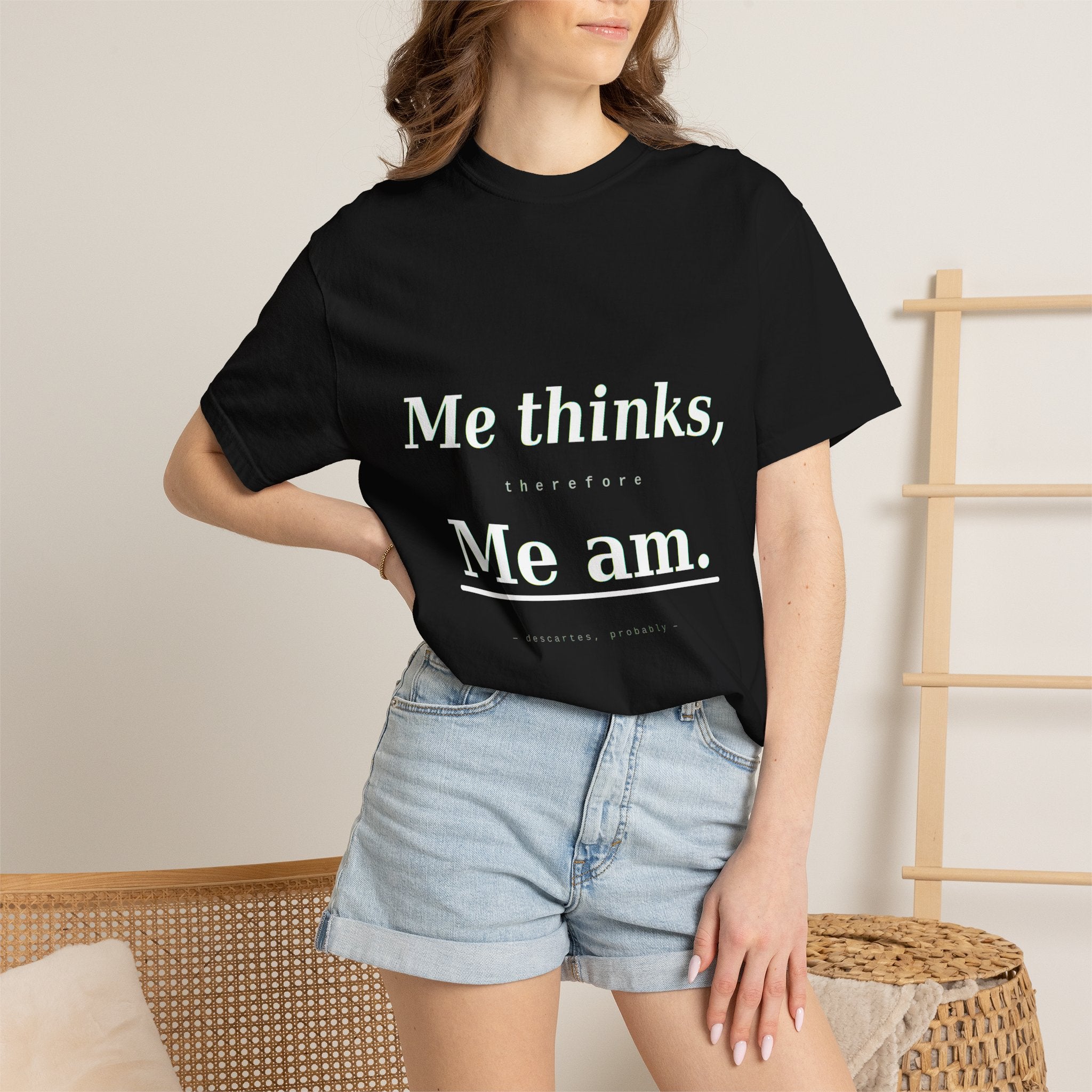 Funny Conversation Starter T-Shirt light font — Modern Twist on Classic Quote