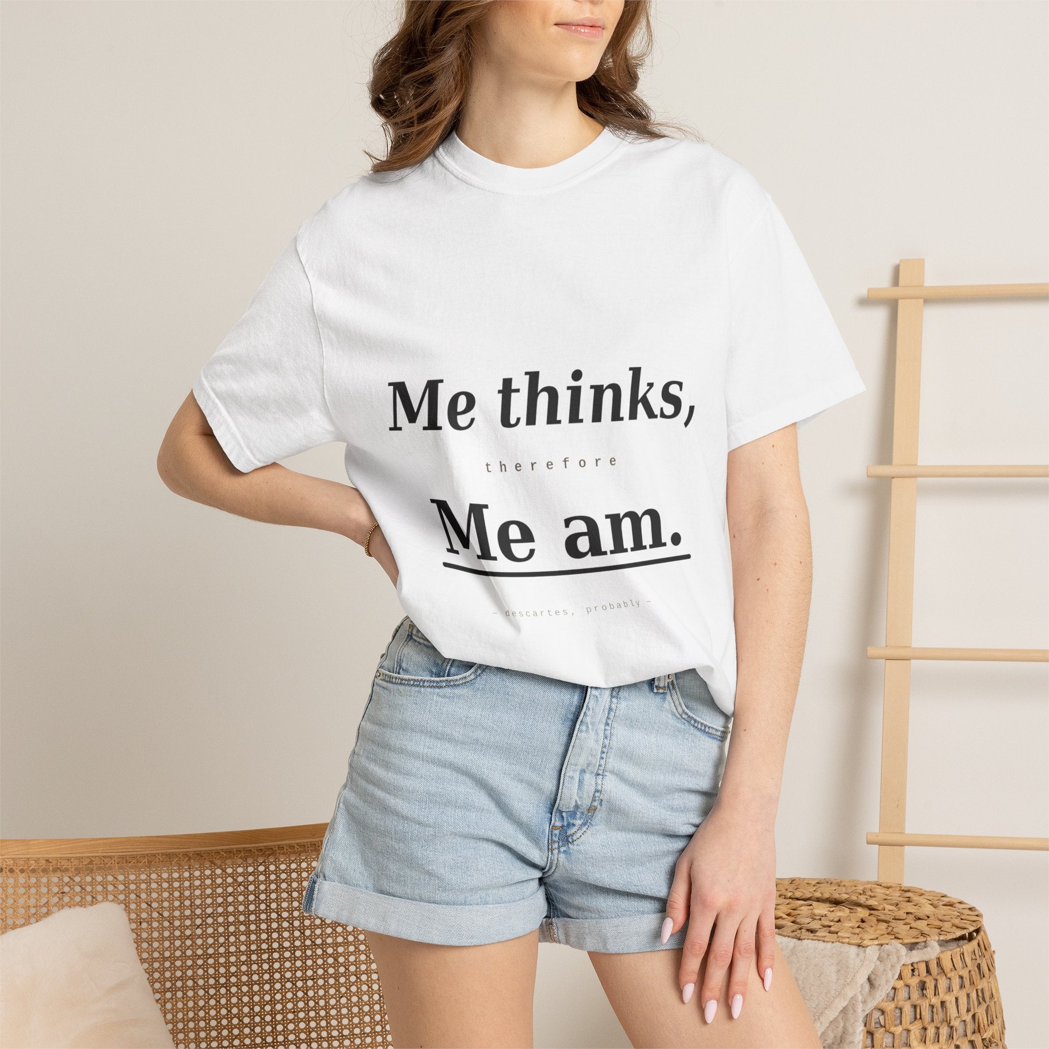 Funny Conversation Starter T-Shirt — Modern Classic Quote Tee
