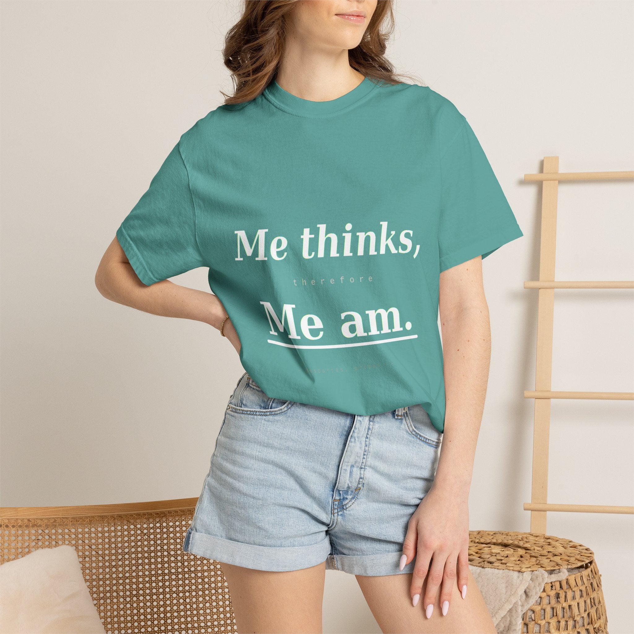 Funny Conversation Starter T-Shirt light font — Modern Twist on Classic Quote