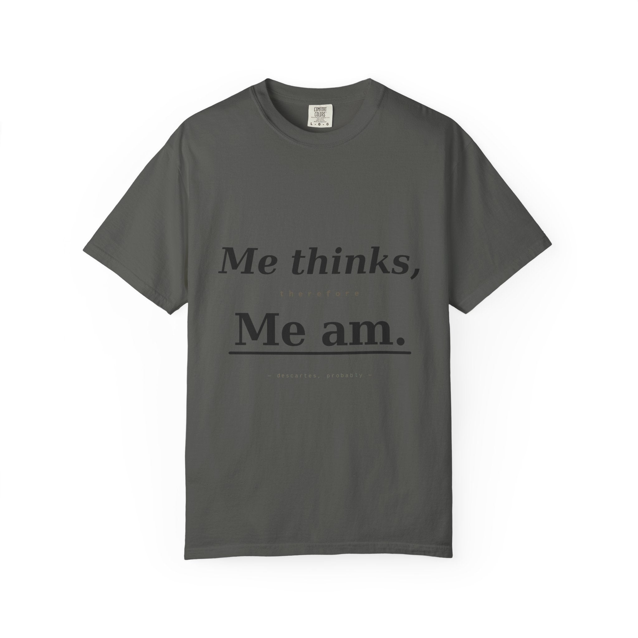 Funny Conversation Starter T-Shirt — Modern Classic Quote Tee